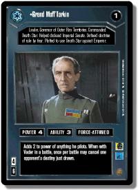 star wars ccg premiere unlimited grand moff tarkin wb