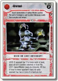 star wars ccg a new hope revised grimtaash wb