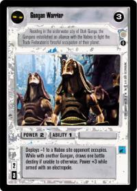 star wars ccg coruscant gungan warrior