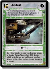 star wars ccg dagobah revised han s toolkit wb