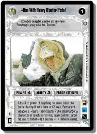 star wars ccg enhanced han with heavy blaster pistol