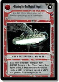 star wars ccg death star ii heading for the medical frigate