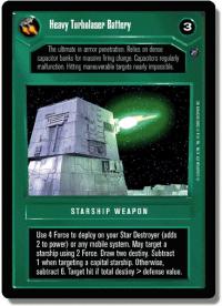 star wars ccg death star ii heavy turbolaser battery dark