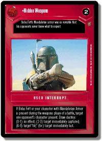 star wars ccg jabbas palace hidden weapons