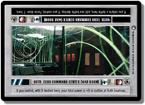 Hoth: Echo Command Centre (War Room Light)