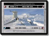 star wars ccg hoth limited hoth snow trench