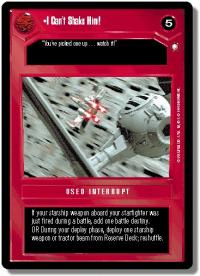 star wars ccg special edition i can t shake him