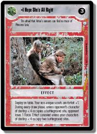 star wars ccg endor i hope she s all right