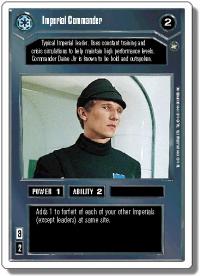 star wars ccg a new hope revised imperial commander wb