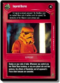 star wars ccg tournament foils imperial decree foil