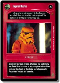 star wars ccg tournament foils imperial decree foil