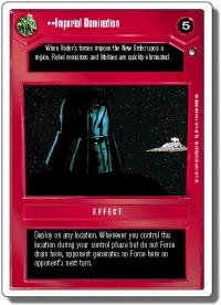 star wars ccg hoth revised imperial domination wb
