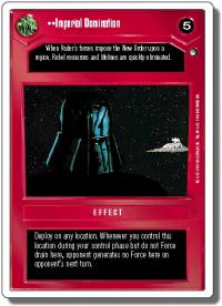 star wars ccg hoth revised imperial domination wb