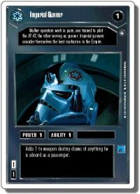 star wars ccg hoth revised imperial gunner wb