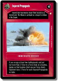 star wars ccg special edition imperial propaganda