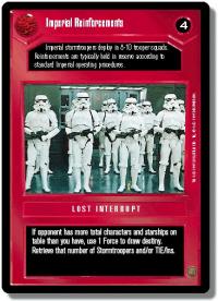 star wars ccg premiere limited imperial reinforcements