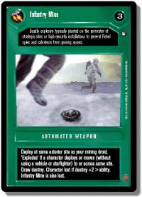 star wars ccg hoth limited infantry mine dark