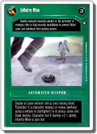 star wars ccg hoth revised infantry mine dark wb