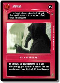 star wars ccg a new hope limited informant