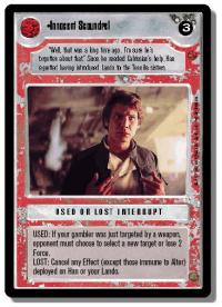 star wars ccg cloud city innocent scoundrel