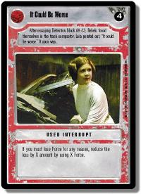 star wars ccg tournament foils it could be worse foil