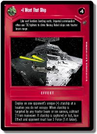 star wars ccg dagobah limited i want that ship