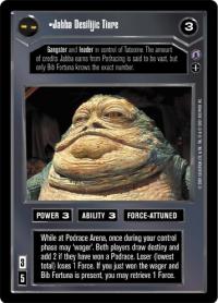 star wars ccg reflections iii premium jabba desilijic tiure