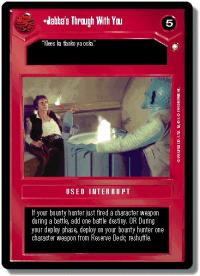 star wars ccg special edition jabba s through with you