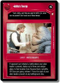 star wars ccg special edition jabba s twerps