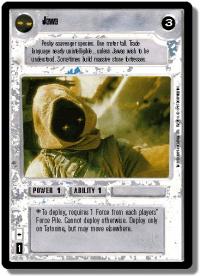 star wars ccg premiere limited jawa light