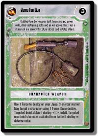 star wars ccg a new hope limited jawa ion gun