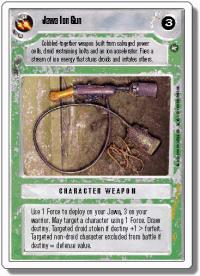 star wars ccg a new hope revised jawa ion gun wb