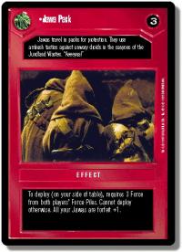 star wars ccg premiere limited jawa pack