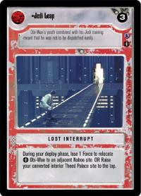 star wars ccg reflections iii premium jedi leap