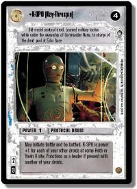 star wars ccg hoth limited k 3po