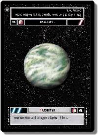 star wars ccg a new hope limited kashyyyk light