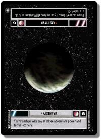 star wars ccg a new hope limited kashyyyk dark