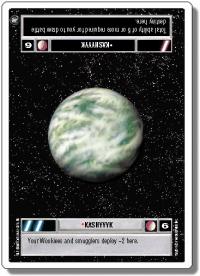 star wars ccg a new hope revised kashyyyk light wb