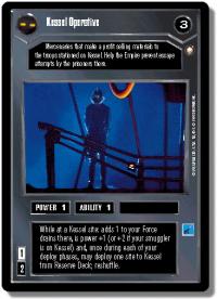 star wars ccg special edition kessel operative