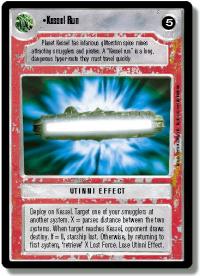 star wars ccg reflections ii foil kessel run foil