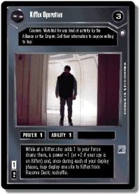 star wars ccg special edition kiffex operative dark