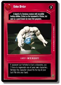 star wars ccg premiere unlimited kintan strider wb