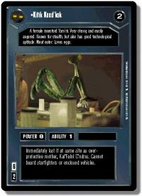 star wars ccg premiere limited kitik keed kak