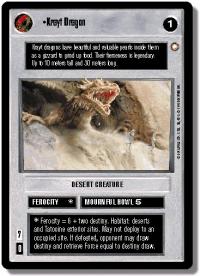 star wars ccg special edition krayt dragon