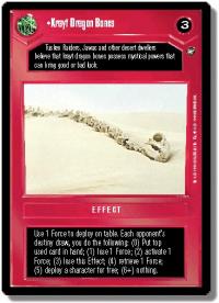 star wars ccg a new hope limited krayt dragon bones