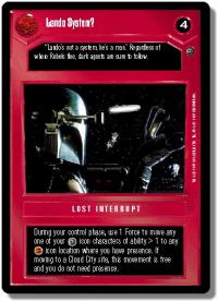 star wars ccg dagobah limited lando system