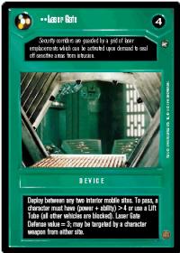 star wars ccg a new hope limited laser gate