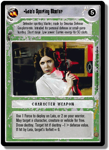 Leia's Sporting Blaster (WB)