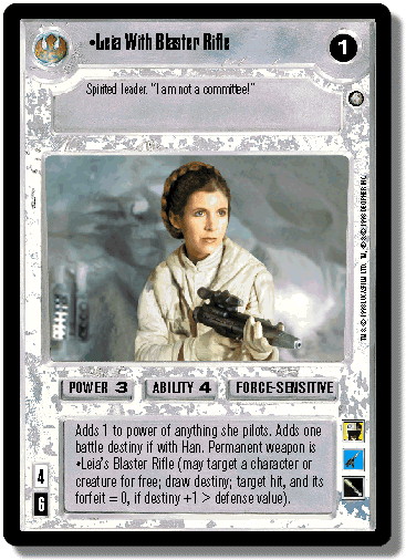 Leia With Blaster Rifle