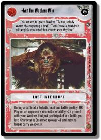 star wars ccg a new hope limited let the wookiee win